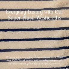 Brooklinen Super-Plush Turkish Cotton Washcloths - Set of 2 - Cotton, 820 GSM, Highly Absorbent, Machine Washable, Perfect for Home & Bathroom (13