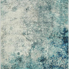 Lahome Modern Abstract Area Rug - Small 2x3 Washable Entryway Rugs Non-Slip Low Pile, Accent Throw Carpet for Kitchen Bath Mats Laundry Front Indoor Doormat,Blue/Grey