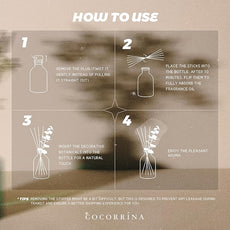 COCORRÍNA Eucalyptus Reed Diffuser Set of 3 - Eucalyptus & Moss, Clean Linen, Ocean Mist Scents, 1.7 fl oz Each, Total 5.1 oz, Scented Oil Diffusers for Home & Office