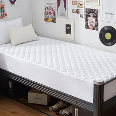 GRT Twin XL Waterproof Mattress Pad, 100% Waterproof Quilted Fitted Mattress Protector, Noiseless Hollow Cotton Mattress Cover, Fitted 8
