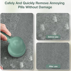 Fabric Shaver, Lint Remover for Clothes, Electric Lint Shaver with 6-Leaf Blades, Sweater Shavers to Remove Pilling for Clothing, Couch, Furniture, Fuzz, Lint Ball, Pillings, USB Rechargeable