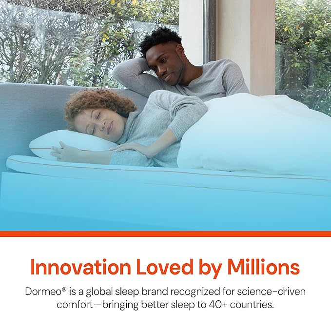 Dormeo The Essentials Mattress Topper, Queen, 2-Inch with Octacell Technology, Plush Comfort, Breathable, Cooling Foam Mattress