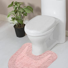 Home Weavers Double Ruffle Collection 100% Cotton Bathroom Rugs Set, Washable Rug, Extra Soft and Absorbent Bath Rug, Kitchen Mat, Bath Mat Set, Bath Floor Mat Non Slip, 20