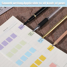 480 Pcs Sticky Index Tabs, Colored Book Sticky Tabs for Notebooks, Repositionable Page Tabs for Notebooks File Classification (0.5×1inch)