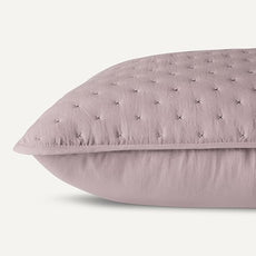 Amazon Basics Brushed Microfiber Quilt Set, Extra Soft with Natural Texture, 3-Piece,Queen/Full, Purple