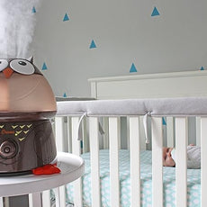 Crane Animal Humidifier for Bedroom, Ultrasonic Cool Mist for Baby Nursery, Adjustable Settings, Auto Shut-Off, Owl
