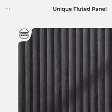 SICOTAS Buffet Cabinet with Storage Accent Sideboard with 6 Doors Modern 93.2