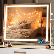 Hasipu Vanity Mirror with Lights, 25.6