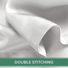 Pure Bamboo California King Sheets, Genuine 100% Organic Viscose Derived from Bamboo Bed Sheet Set, Soft & Cooling, Double Stitching, 2 Year Quality Promise (California King, White)