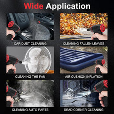 Pro Four-Speed mini Fan, 130,000 RPM high-Power air Blower, for Cleaning Electronics and Keyboards, Suitable for Computers, Keyboards, Cars, Home use, Outdoor Inflation, Snow and Leaf Removal