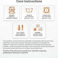 HOSPITOLOGY PRODUCTS Hypoallergenic Mattress Cover- Overstuffed - Deep Pocket - Goose Down Alternative Pillow Top Mattress Topper Queen - 60