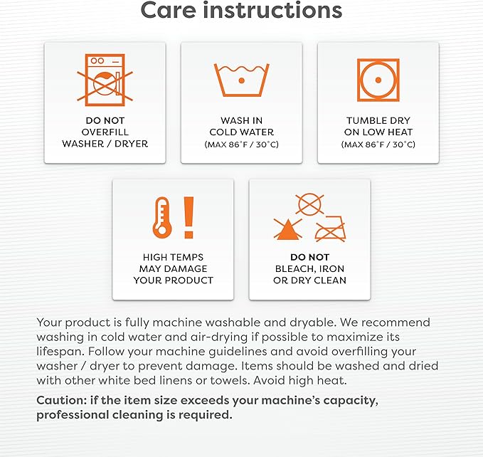 HOSPITOLOGY PRODUCTS Hypoallergenic Mattress Cover- Overstuffed - Deep Pocket - Goose Down Alternative Pillow Top Mattress Topper Queen - 60" W x 80" L