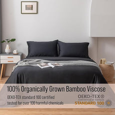 Bella Coterie Luxury Bamboo Viscose Full Size Sheet Set | 100% Organically Grown | Ultra Soft | Cooling for Hot Sleepers | 18