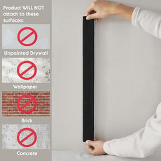 Hearth & Harbor Upholstered Queen Headboard - Easy Assemble Channel Stitched Headboard Queen Size - Wall Mounted Headboards with 3D Soundproof Wall Panels Peel & Stick Floating Headboards, Beige