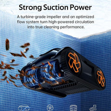 (2025 Upgrade) iGarden Pool Cleaner K36, Cordless Pool Vacuum Robot for Inground & Above Ground Pools, Smart Navigation, 220 Min Runtime, Touchscreen, Self-Parking, Cleans Floor, Wall & Waterline