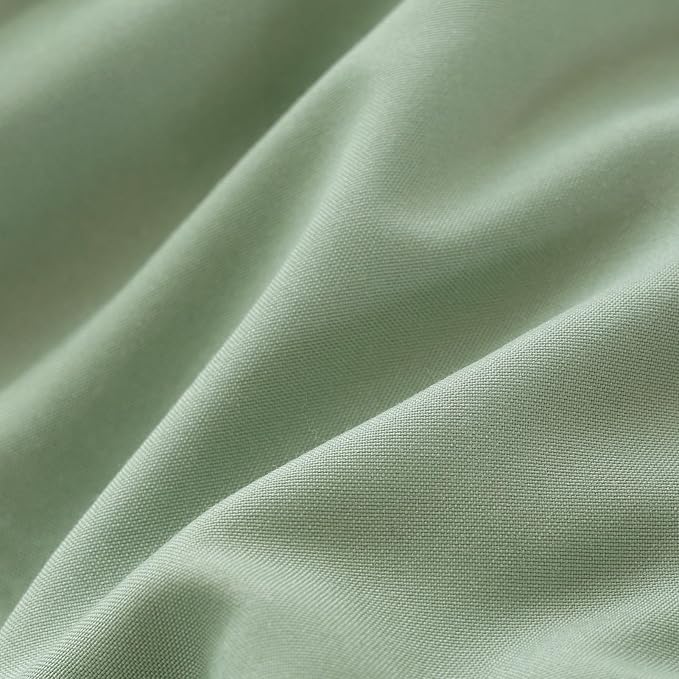 ROSGONIA Oversized King Comforter Sage Green, 3pcs(1 Boho Comforter & 2 Pillowcases), Lightweight Oversized King Size Comforter Sets Bedding Blanket