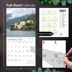 MICASA PRESS Italy 2026 Wall Calendar 12 Month | 12