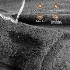 SEMAXE 4-Pack Luxury Bath Towels for Bathroom, 100% Cotton, Soft, Absorbent, and Quick-Drying, 55