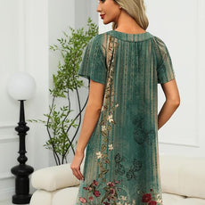 Ekouaer Women Robe Zipper Front Mumu Duster Robes Zip Up Housecoat Soft Sleepwear with Pockets