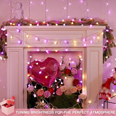 suddus Pastel Christmas Lights, 100 LED Colorful Globe Twinkle Lights Plug in, String Lights with Remote and Timer for Kids’Room, Party, Bedroom, Outdoor, Tree, Decor