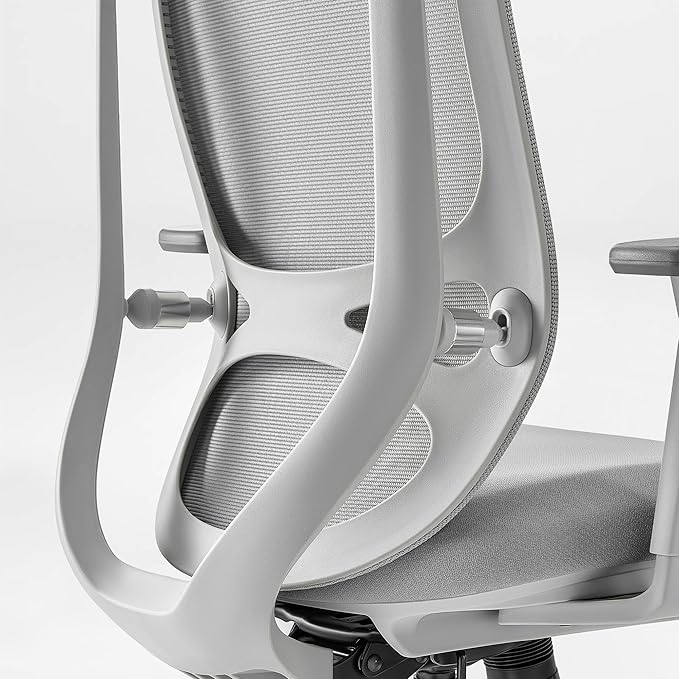 EUREKA ERGONOMIC OC75 Mesh Office Chair, Ergonomic Office Chair with Lumbar Support, Home Office Desk Chairs with 3D Armrests and Headrest, Computer Desk Chair, Grey