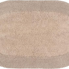 Home Weavers Double Ruffle Collection 100% Cotton Bathroom Rugs Set, Washable Rug, Extra Soft and Absorbent Bath Rug, Kitchen Mat, Bath Mat Set, Bath Floor Mat Non Slip, 24