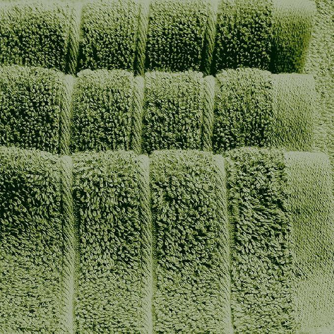 Tens Towels Pack of 2 Extra Large Bath Sheets 35 x 70 Inches, 100% Cotton, Larger & Lighter Weight, Quicker to Dry, Super Soft & Absorbent, Oversized Bath Towels, Green