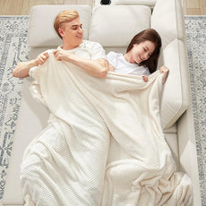 DURASPACE Sofa Bed Pull Out Couch Sleeper with Double Storage Chaise, U Shaped Convertible Sectional Sleeper Sofa for Living Room with USB Charging Ports, Cup Holder (Beige)