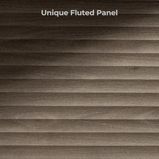 SICOTAS Buffet Cabinet with Storage Accent Sideboard Modern Credenza with Doors & Shelves Fluted Media Console Mid Century Coffee Bar Table for Living Room Kitchen Dining Room Hallway (2PCS)