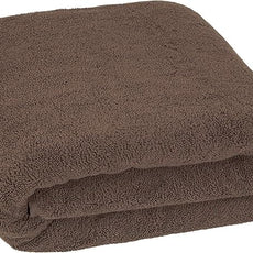 Cotton Paradise 100% Cotton 40x80 Oversized Bath Sheet, Extra Large Turkish Bath Towels for Bathroom, Brown Bathsheet