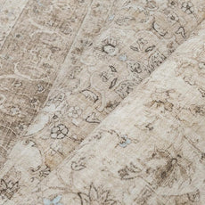 Beige Area Rug 8x10 for Living Room Washable Vintage Carpet Low Pile Non Slip Distressed Soft Traditional Retro Oriental Large Accent Throw Rug Office Bedroom Dining Room Playroom