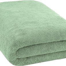 Cotton Paradise 100% Cotton 40x80 Oversized Bath Sheet, Extra Large Turkish Bath Towels for Bathroom, Sage Green Bathsheet