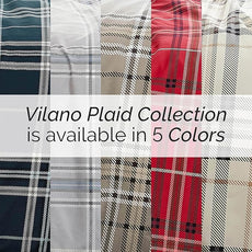 Southshore Fine Living, Inc. Plaid Duvet Cover Set, Twin/XL – Premium Microfiber Bedding, Easy Care – Includes 1 Twin Duvet Cover and 1 Sham, Machine Washable, Vilano Plaid Mocha