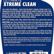 STAR BRITE Ultimate Xtreme Clean - High-Performance All-Surface Cleaner Degreaser, Ideal for Aluminum, Fiberglass, Plastic, Chrome, Stainless, Leather, and Rubber Surfaces