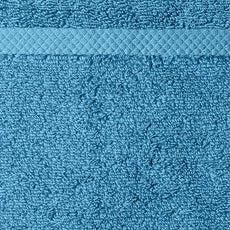 Amazon basics Lightweight quick-dry hand towels - 100% cotton, 8-pack, 28 x 16 inches, lake blue