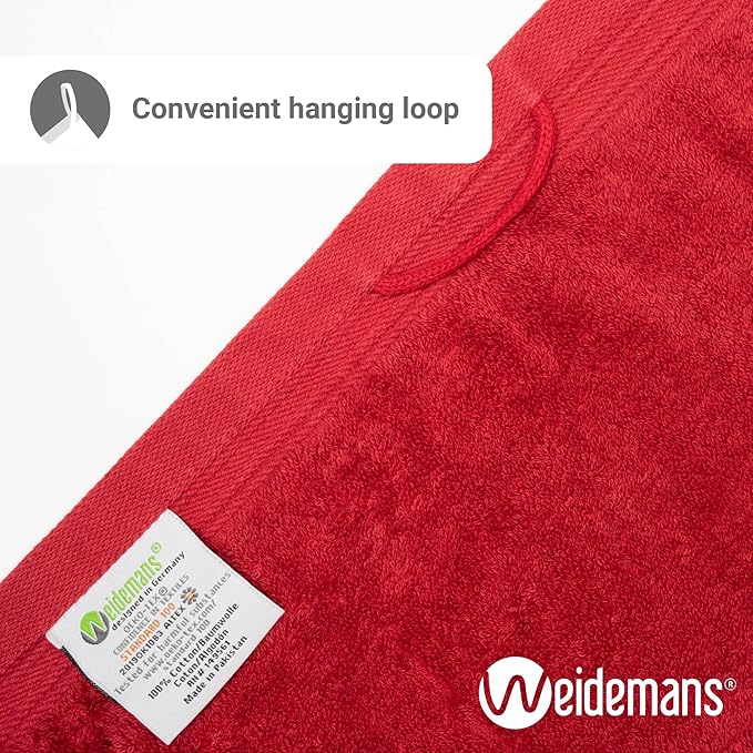 100% Cotton Towels 35" X 70" | Burgundy Towels Set of 2 Ultra Soft and Highly Absorbent Bath Towel Set Cotton, Gym, Hotel, Spa, Machine Washable