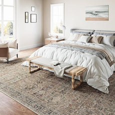 6x9 Washable Area Rug Brown Vintage Distressed Living Room Bedroom Large Throw Rug Non Slip Low Pile Soft Accent Indoor Floor Carpet for Dining Room Office Entryway Kitchen