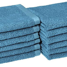 Amazon basics cotton washcloths, Lightweight quick-dry, 12