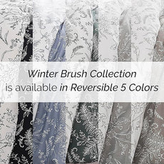 SouthShore FINE LINENS Winter Brush Collection - Premium Quality, Soft, Wrinkle, Fade, & Stain Resistant, Easy Care, Oversized Duvet Cover Set, Full / Queen, Dusty Blue