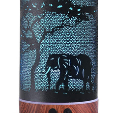 Essential Oils Diffuser,Aromatherapy Diffuser,Birthday Gifts for Women Mom Grandma,Metal Cool Mist Humidifier with 7 Colors Lights Waterless Auto Off Air Diffusers（Elephant）