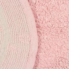 Home Weavers Double Ruffle Collection 100% Cotton Toilet Lid Cover, 18