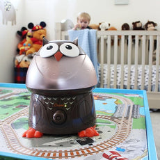 Crane Animal Humidifier for Bedroom, Ultrasonic Cool Mist for Baby Nursery, Adjustable Settings, Auto Shut-Off, Owl