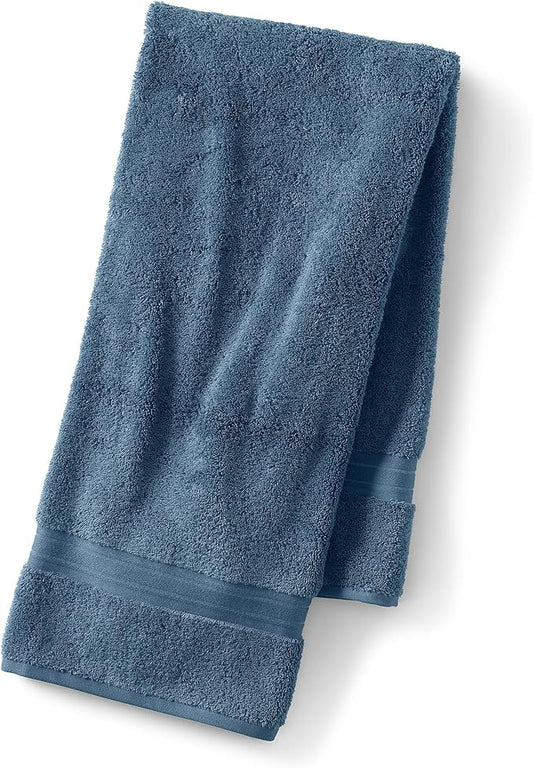 Lands' End Supima Towel Bering Sea Blue Bath- Bath Towel