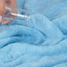 Cotton Paradise 6 Piece Towel Set 100% Cotton Soft Absorbent Turkish Towels for Bathroom, 2 Bath Towels 2 Hand Towels 2 Washcloths, Sky Blue Towel Set