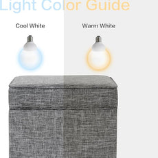 HomePop Home Decor | K7342-F2182 | Classic Square Storage Ottoman with Lift Off Lid | Ottoman with Storage for Living Room & Bedroom, Slate Grey Large