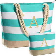 YOOLIFE Beach Bags for Women - Travel Canvas Beach Tote, Pool Waterproof Bag, Travel Essentials, Gifts for Women Birthday