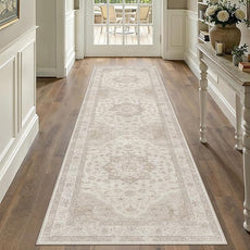 Beige Runner Rug 2'6