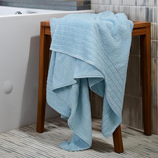 Tens Towels Pack of 2 Extra Large Bath Sheets 35 x 70 Inches, 100% Cotton, Larger & Lighter Weight, Quicker to Dry, Super Soft & Absorbent, Oversized Bath Towels, Sky Blue