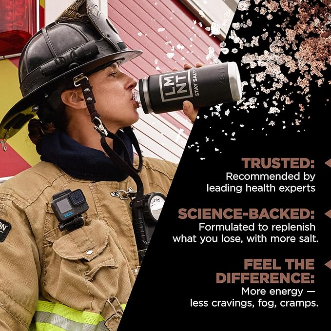 LMNT Zero Sugar Hot Chocolate or Coffee Mixer - Chocolate Salt | Drink Mix | 30-Count