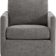 CHITA Swivel Accent Chair, FSC Certified Mid Century Modern Arm Chair for Living Room and Bedroom, Fully Assembled, Grey